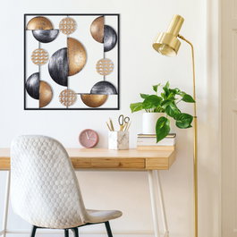 Wallity Metal Art My World - Escultura de Pared Multicolor